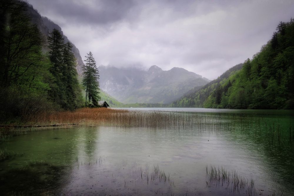 Mairegen am Leopoldsteinersee