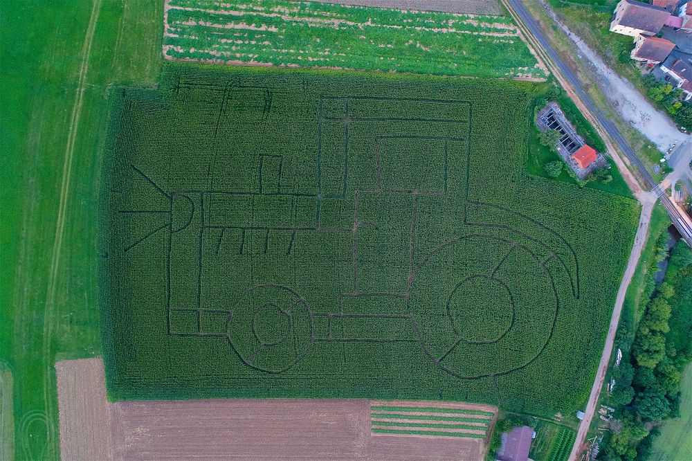 Maisfeldlabyrinth Bayern Maisfeldlabyrinth Bayern