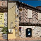 Maison à colombage et musée de la boîte ancienne en fer blanc  --  Francescas (Lot-et-Garonne)