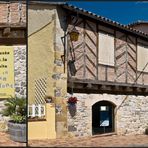 Maison à colombage et musée de la boîte ancienne en fer blanc  --  Francescas (Lot-et-Garonne)