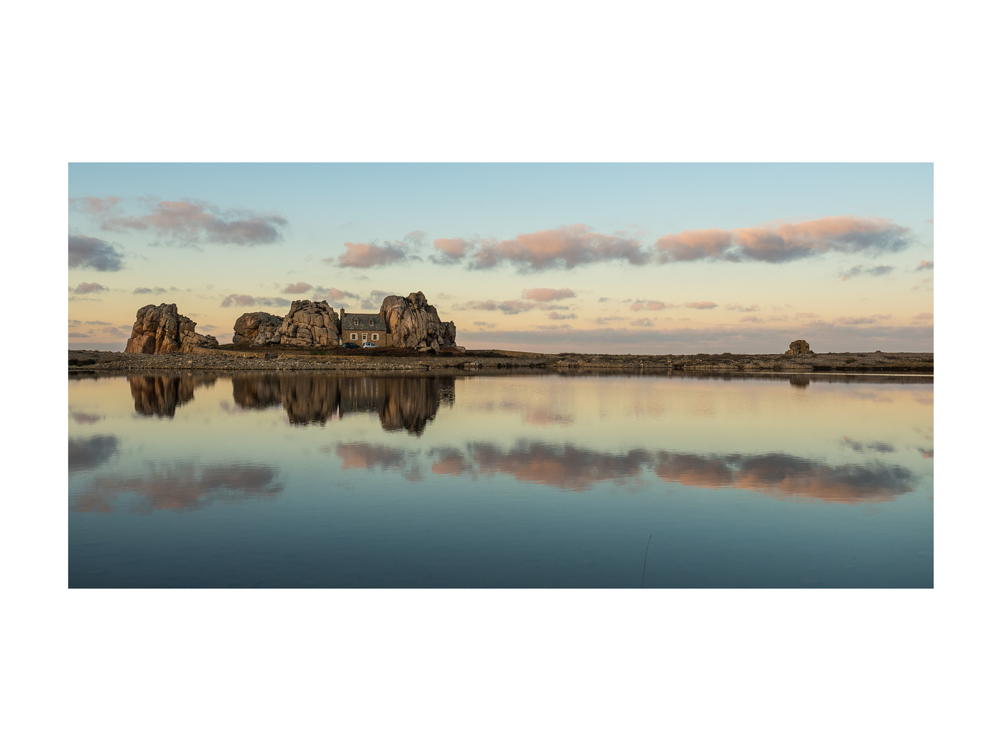 Maison dans la roche Bretagne