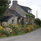 maison de campagne fleurie