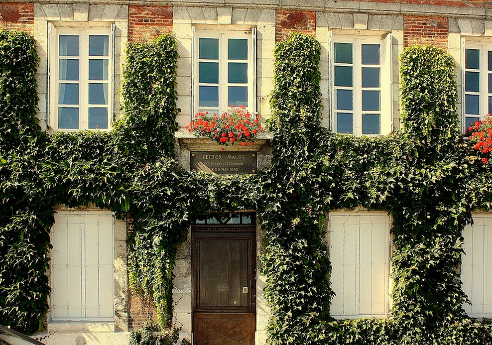 Maison natale d'Hector Malot, écrivain, auteur de "Sans famille".