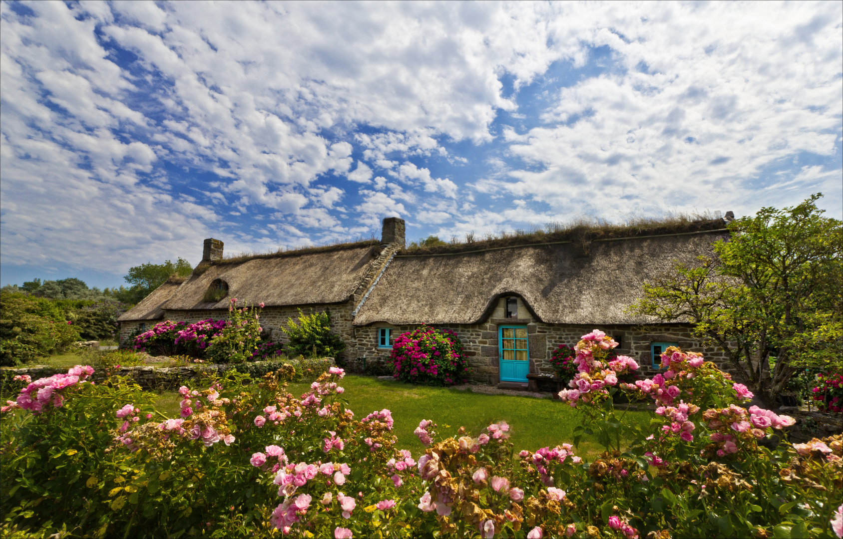 Maisons bretonnes .