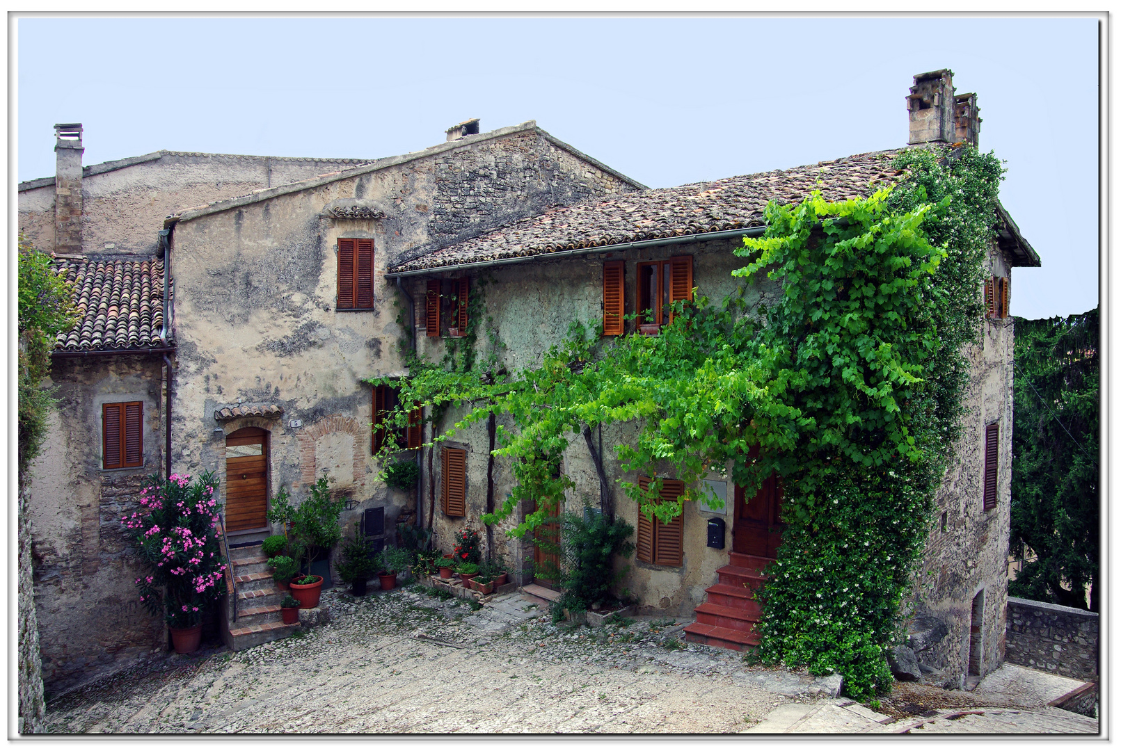 maisons de campagne en centre ville...