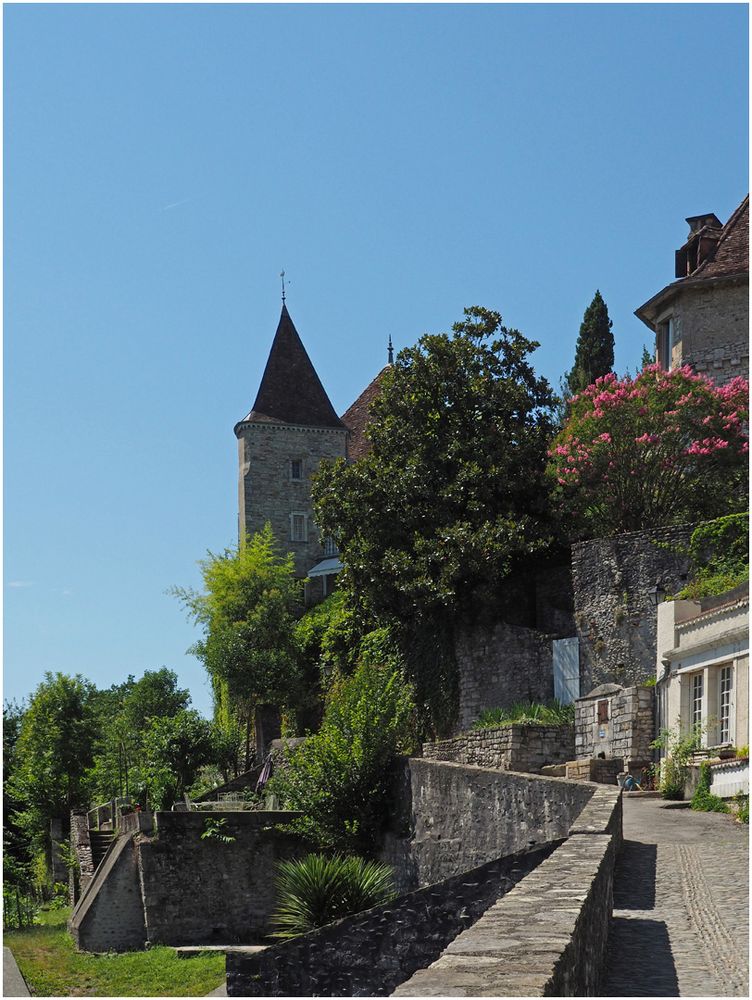 Maisons de la rue Pleguignou  --  Sauveterre de Béarn