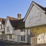 Maisons décorées au « pargeting »  --  Saffron Walden  --  Häuser mit « Pargeting » geschmückt