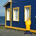 maisons du Québec la maison bleue du "pêcheur" en Gaspésie