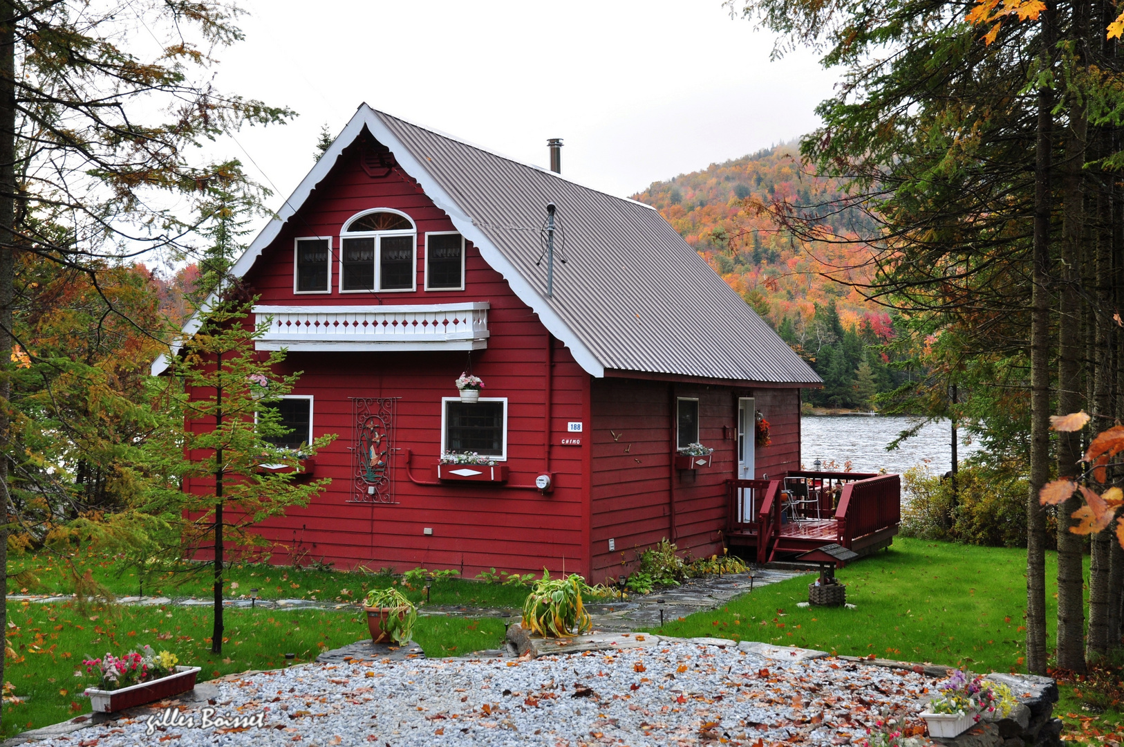 maisons du Québec, la maison rouge en Estrie mon rêve canadien photo et image world, canada