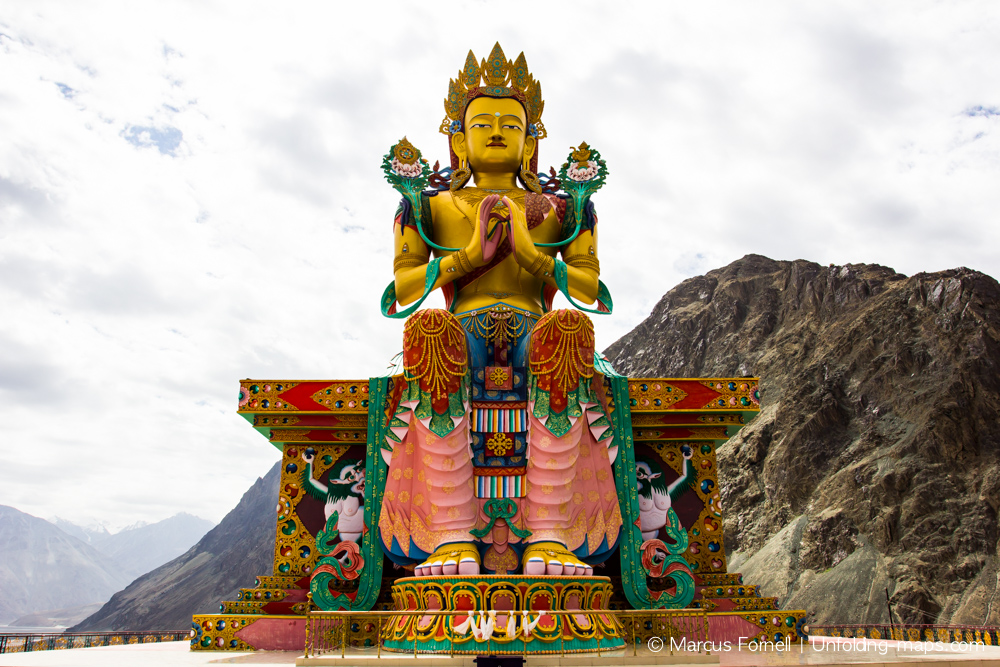 Maitreya Buddha Statue in Diskit