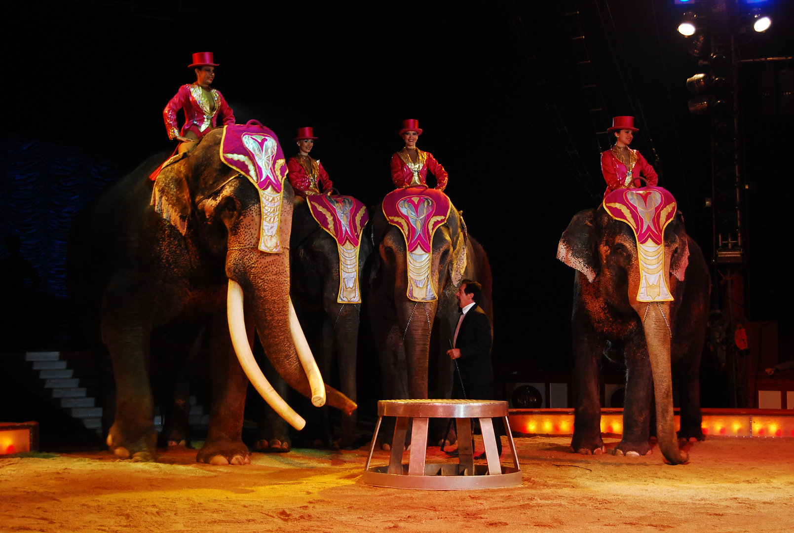 Majestäten im Zirkus Krone