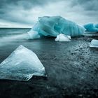 Majestätische Eisberge, Gletscherlagune Jökulsarlon, Island