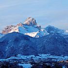 Majestueux sommet de " l' Obiou " ( 2789m;massif du Dévoluy dans les Hautes-Alpes ) 