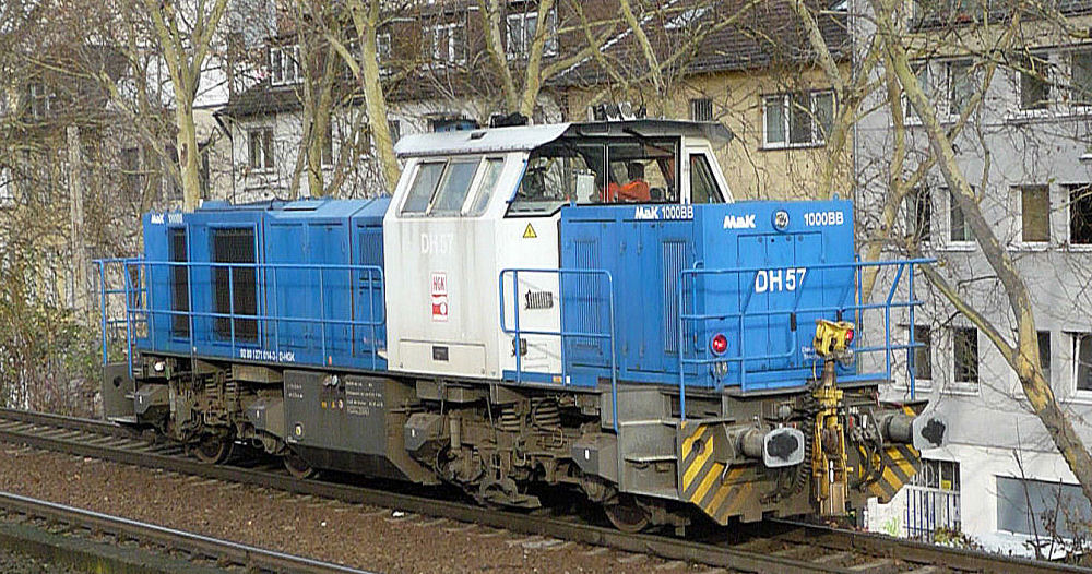 MaK Diesellok am Bahnhof Köln-Süd