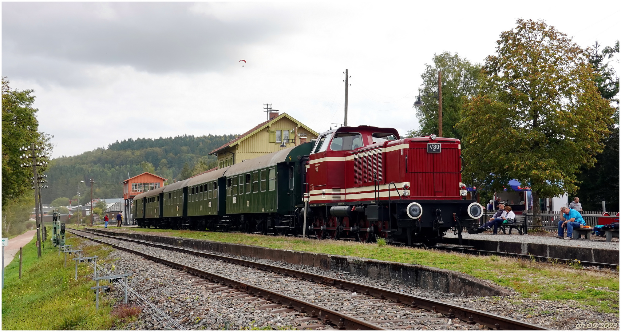 MaK V80 als Sauschwänzle-Lok