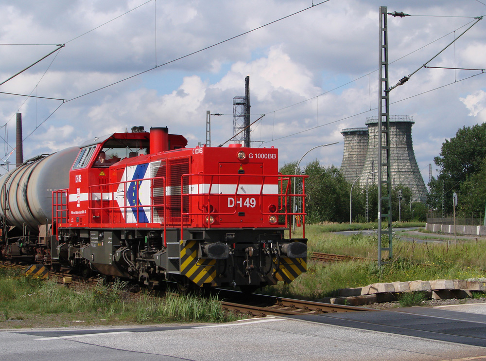 MAK / Vossloh Lok Typ G 1000BB in Hamburg Hohe Schaar.