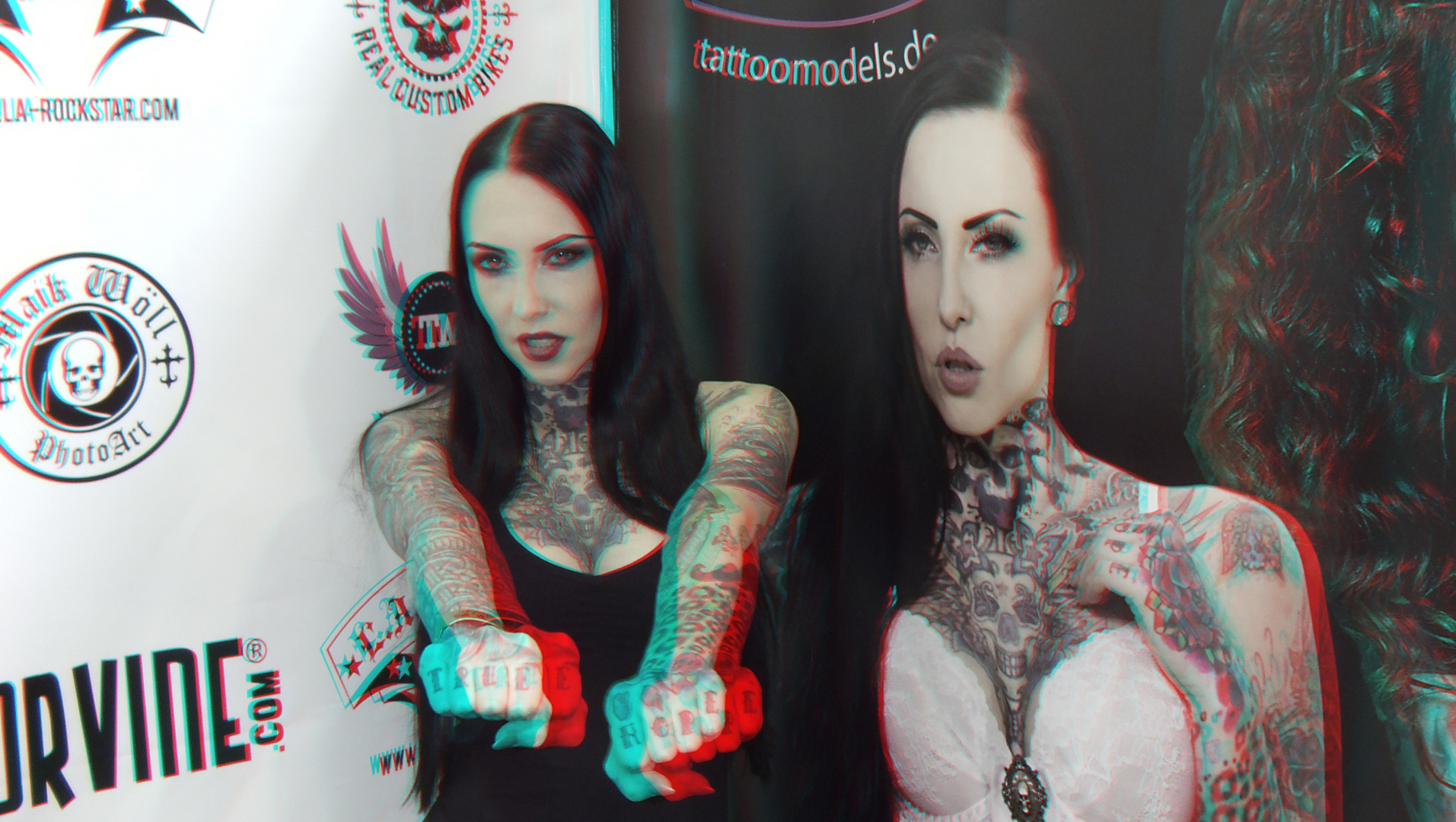 Makani Terror auf der Tattoo Convention in Dortmund SUPPER TOPP TATTOOMODEL: