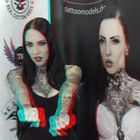 Makani Terror auf der Tattoo Convention in Dortmund SUPPER TOPP TATTOOMODEL: