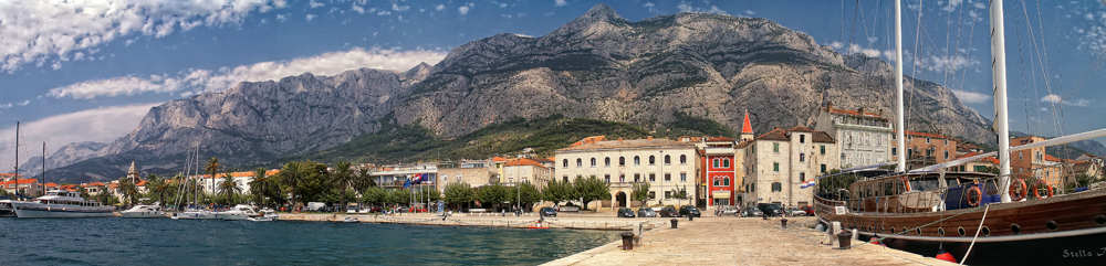 Makarska Hafen in Hdr