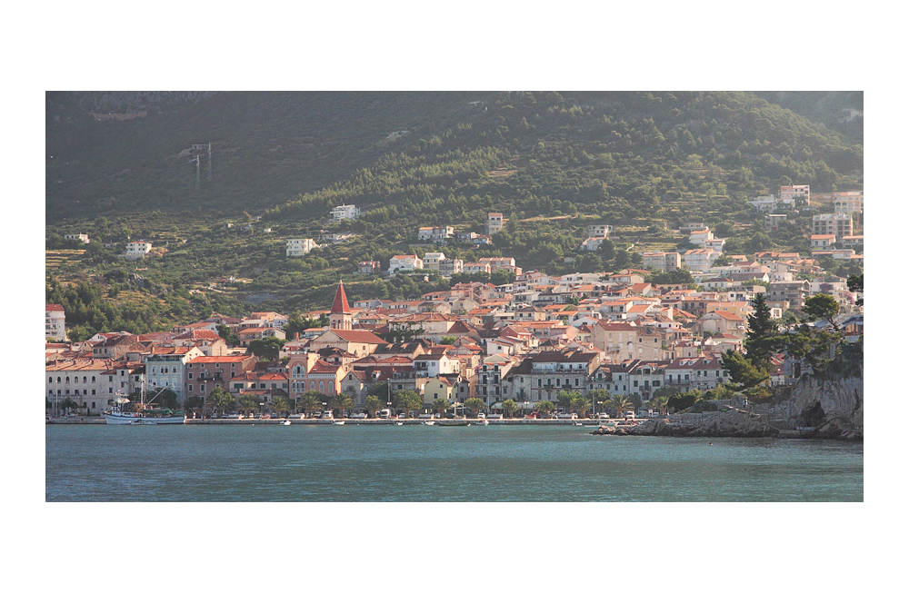 Makarska in der Morgensonne