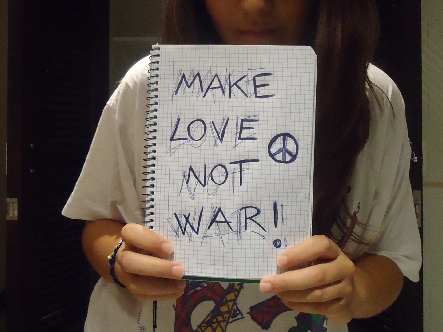 Make love not war.