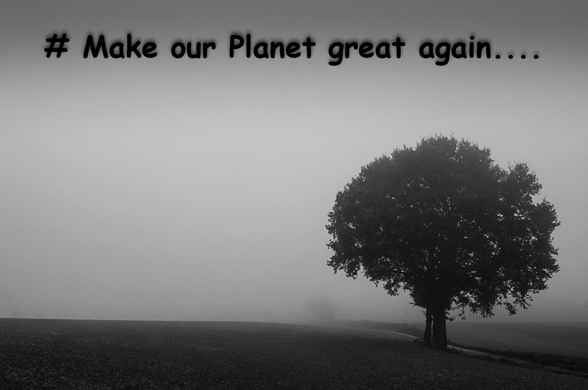 #Make our Planet great again...