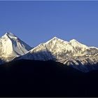 makelloser Morgen am Dhaulagiri