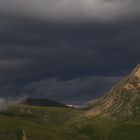 Makernigspitze bei aufkommendem Gewitter