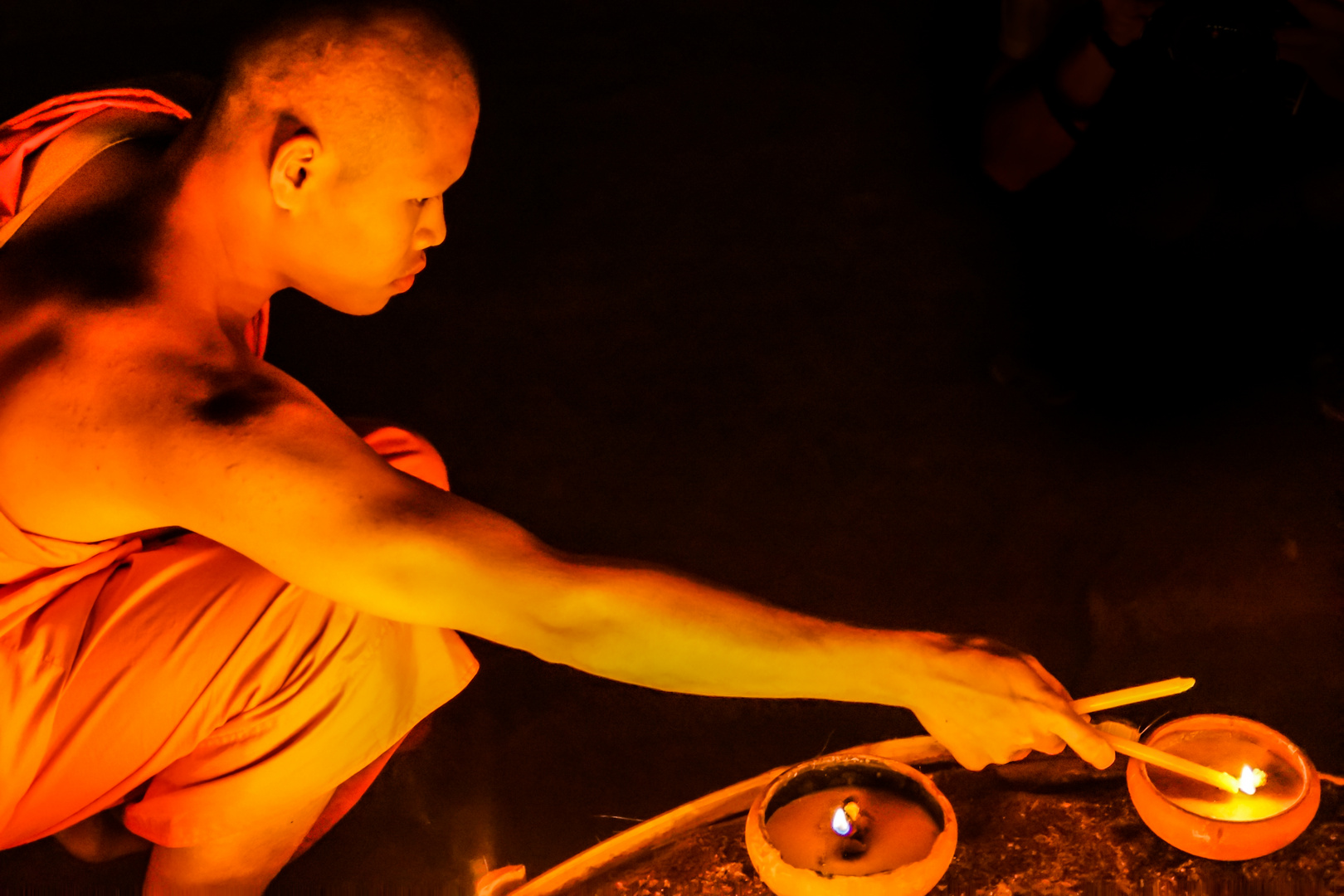 Makha Bucha Day II - Chedi Luang Tempel in Chiang Mai/Nordthailand