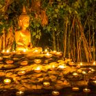 Makha Bucha Day III - Chedi Luang Tempel/Chiang Mai/Nordthailand