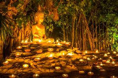 Makha Bucha Day III - Chedi Luang Tempel/Chiang Mai/Nordthailand