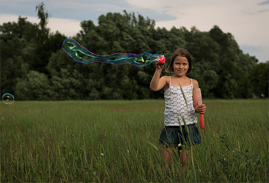 making bubbles