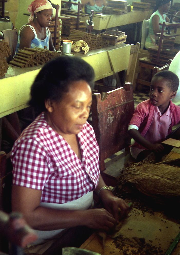 Making cigars in Cuba