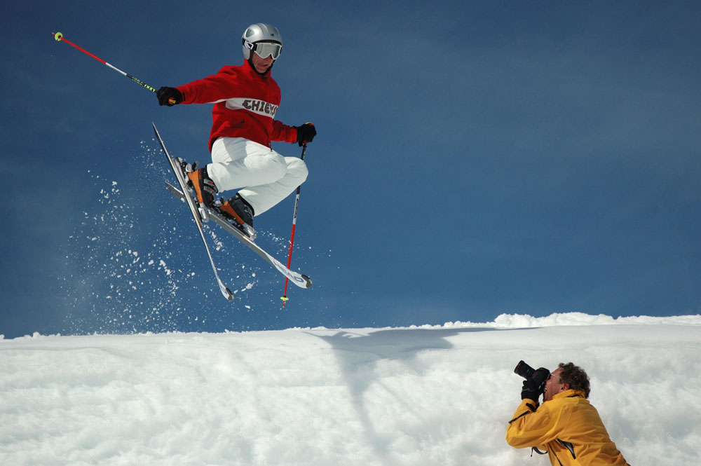 Making of (a good ski action foto) 2 (reload)