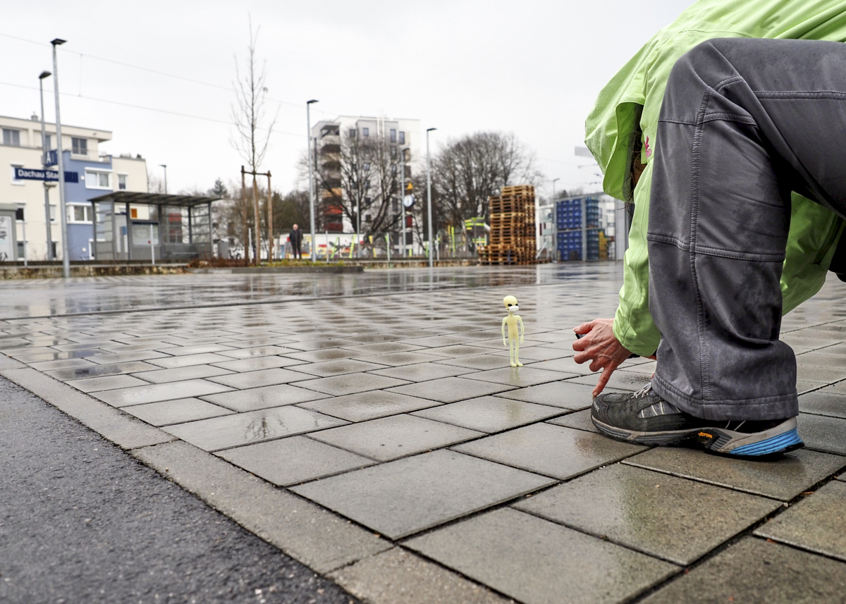 Making of am S-Bahnhof