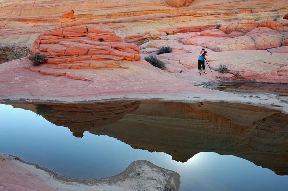 *making of butte reflections*