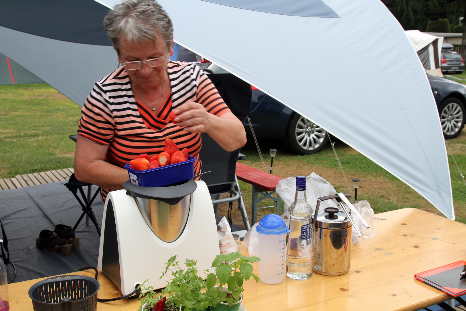 Making of Erdbeerlimes