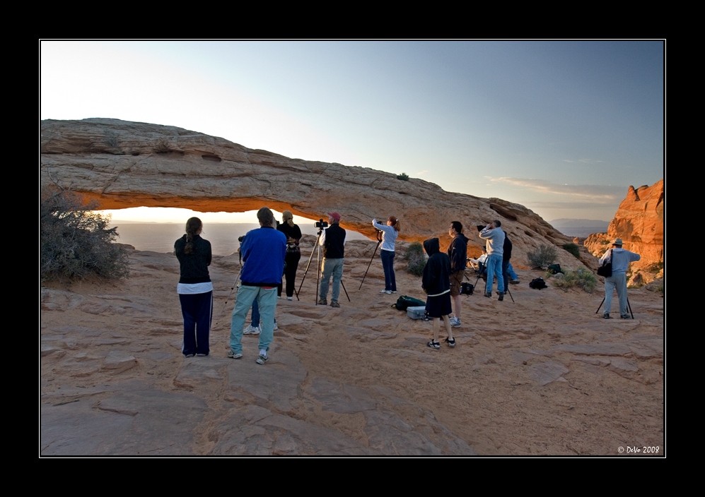 Making of "Mesa Arch - Classic View"