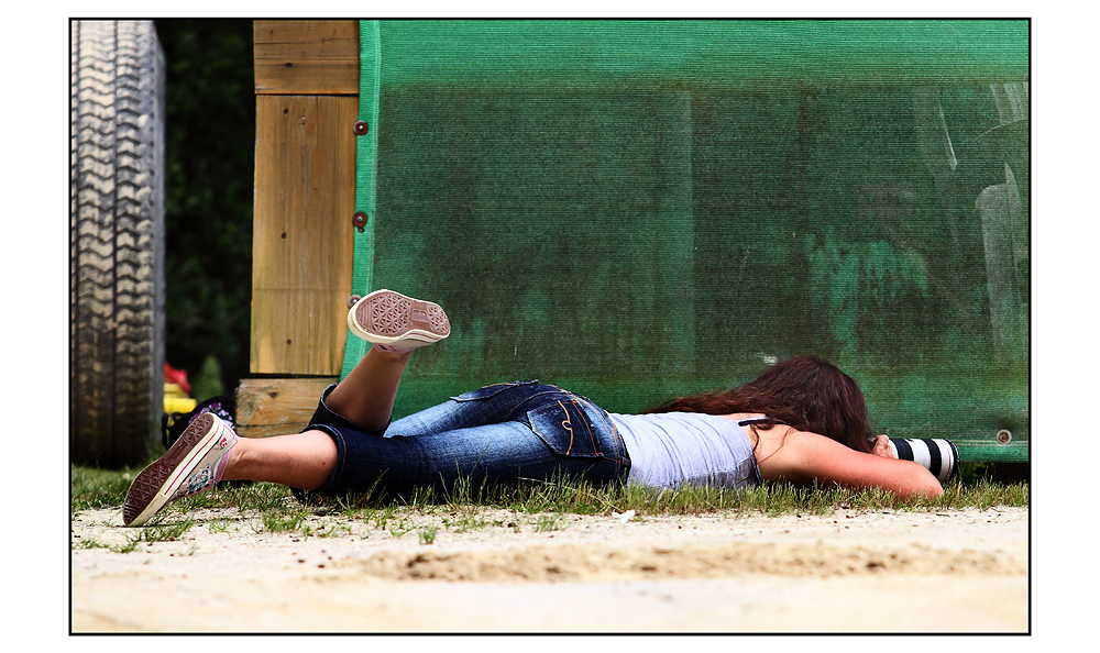 "Making of" Windhundrennen mit meinem Buddy Anja