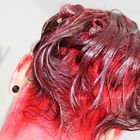 making red hairs.