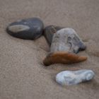 Makro Steine im Sand