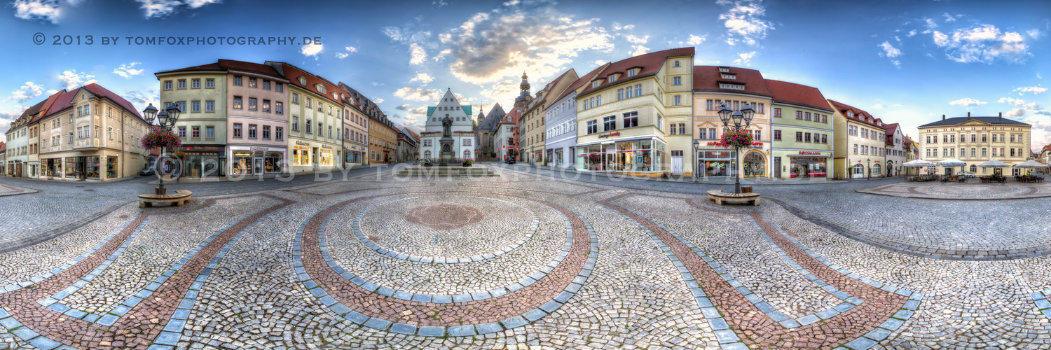 Maktplatz in der Lutherstadt Eisleben