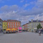 Maktplatz in Meiningen (la plaza mayor en Meiningen)