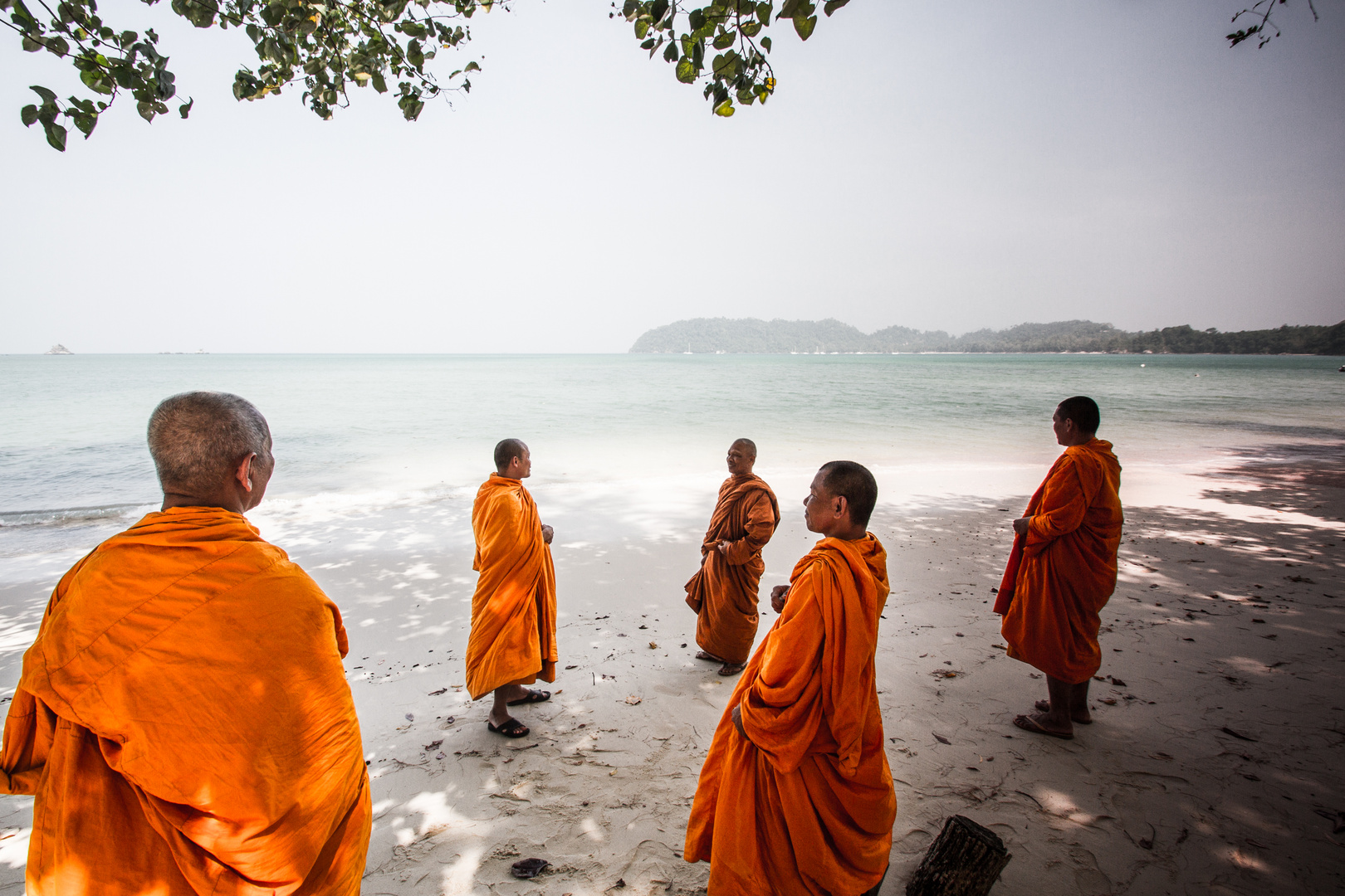 Mal andere Gäste am Strand von Koh Phayam