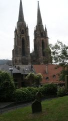 Mal ein anderen Bilckpunkt auf die Elisabehtkirche in Marburg / Lahn 