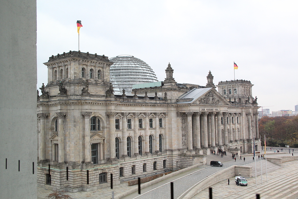 Mal ein anderer Blick auf den Reichstag.