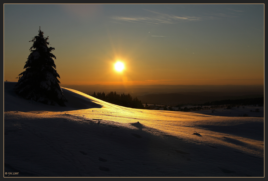 Mal ein deutscher Sonnenuntergang