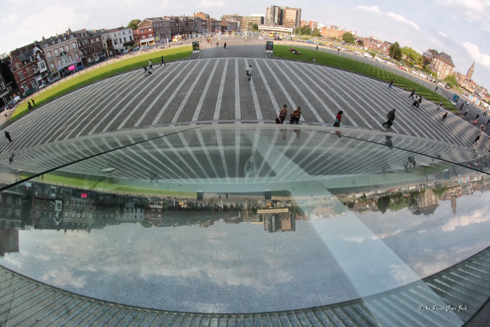 Mal eine andere Perspektive vom Bahnhof Liege-Guillemins