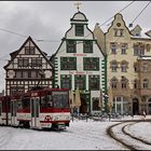 mal Schnee in Erfurt