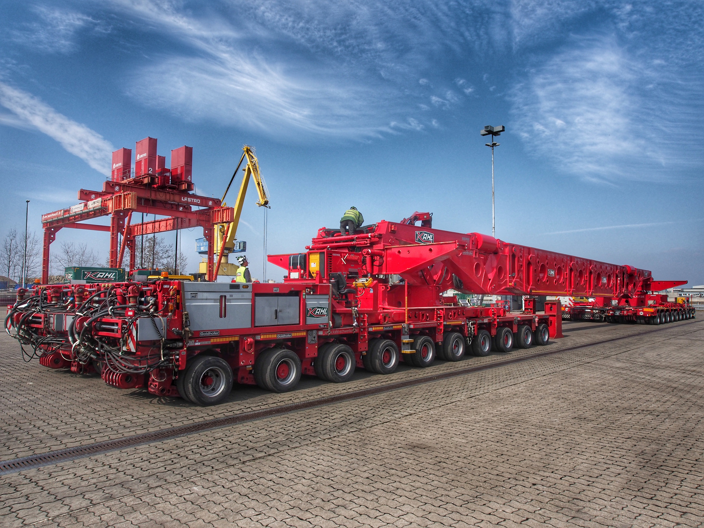 Mal schnell über 500 Tonnen transportieren